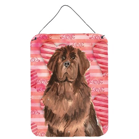 Carolines Treasures Love a Newfoundland Wall or Door Hanging Prints CK1758DS1216